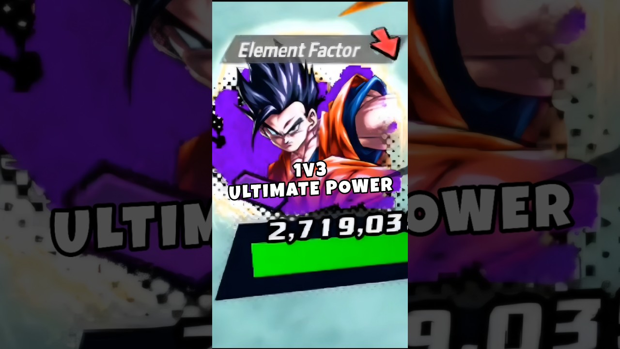 "1V3 With LL Ultimate Gohan😈❤"(Dragon Ball Legends) 