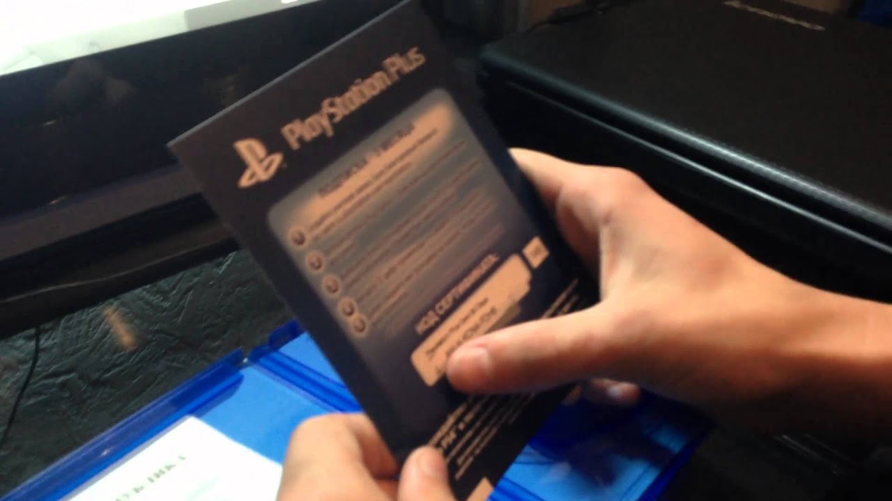 Распаковка PlayStation Plus