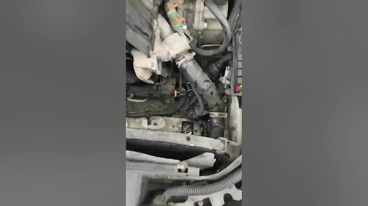 Removing radiator part 2 1998 Oldsmobile Aurora