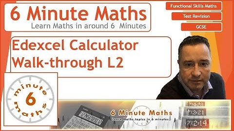 L2 Functional skills Calculator Paper walk through Aug 2020