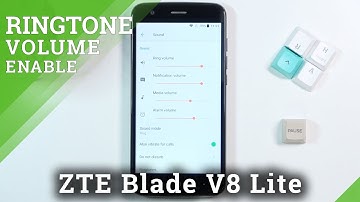 How to Adjust Ringtone Volume in ZTE Blade V8 Lite - Sounds Settings