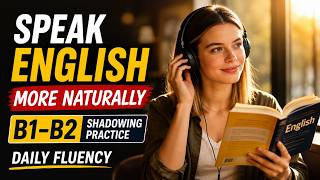 Speak English More Naturally | B1–B2 Shadowing Practice for Daily Fluency