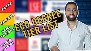 UK Economics Degree Tier List - Investment Banking Target Universities/Best University for Economics