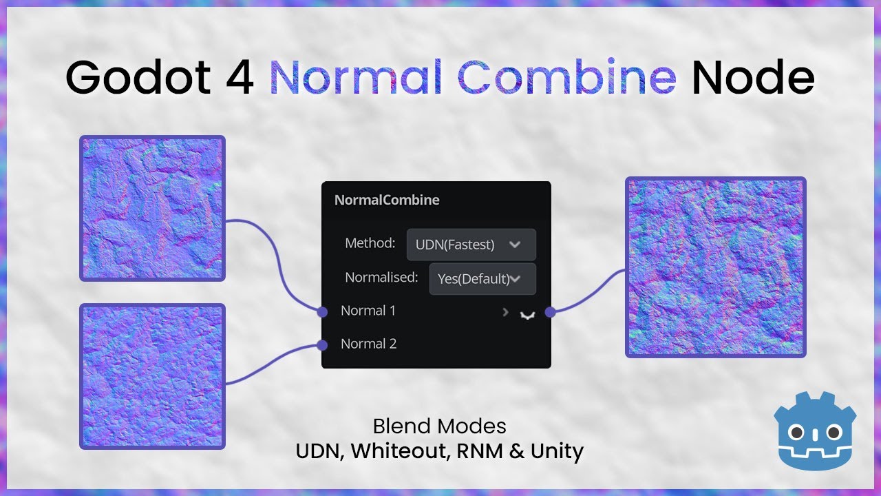 Blend Normal Maps Using Normal Combine Node In Godot 4 - YouTube