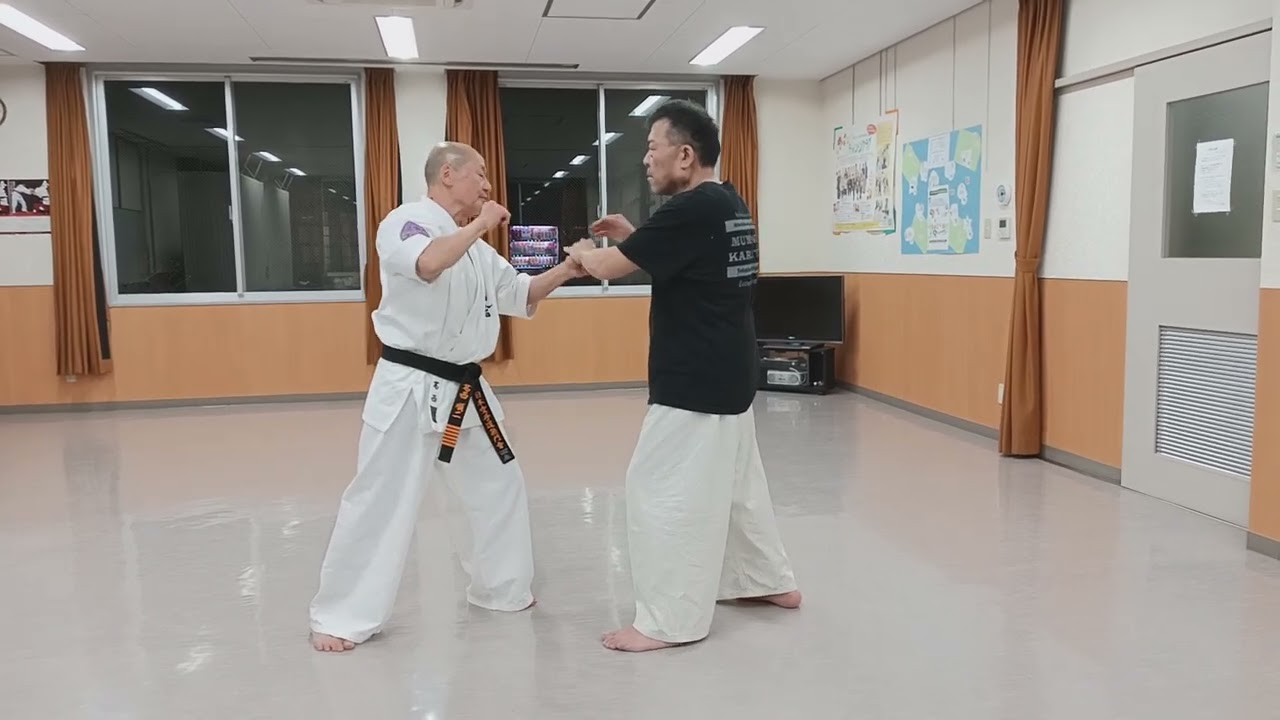 K七段と約束組手をするわし…①