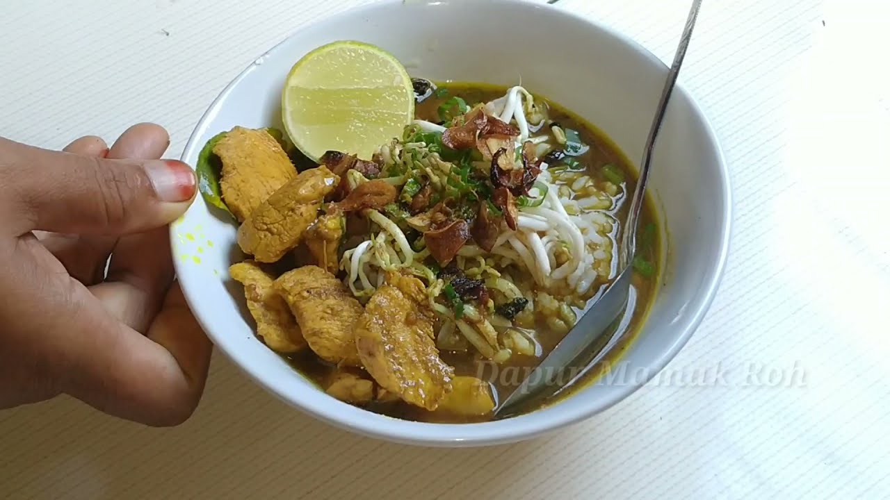 cara membuat rawon ayam 