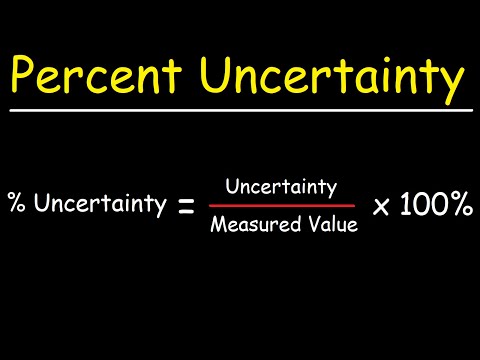 ভিডিও: আপনি কিভাবে পরীক্ষামূলক অনিশ্চয়তা গণনা করবেন?
