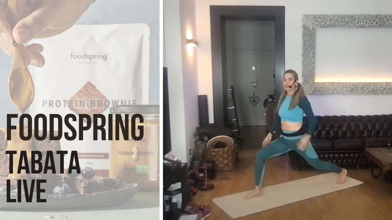 Jill Cooper TABATA LIVE grazie a Foodspring