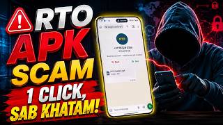 RTO APK Scam Exposed 😱 OTP, Bank Fraud, Malware Aur Data Chori Ka Sach