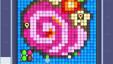 Pixel Flow Level 358. Walkthrough Gameplay 