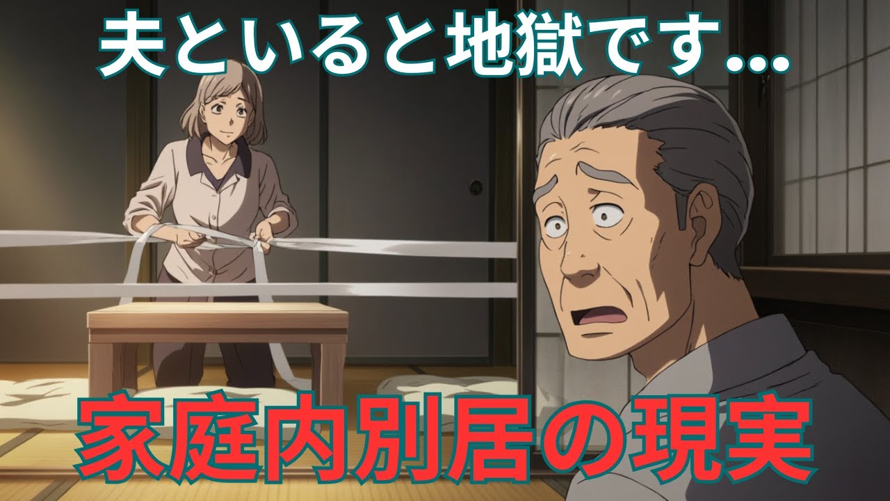 心にしみる話 熟年離婚より残酷「今日であなたの妻を辞めます」家庭内別居の末に訪れた、涙の結末とは…60代・70代夫婦を襲う“家庭内別居”の真実