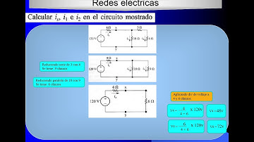 Análisis de circuito DC mediante divisor de voltaje y corriente