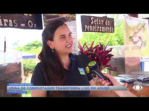 Reportagem da  Band cidade na Usina Verde