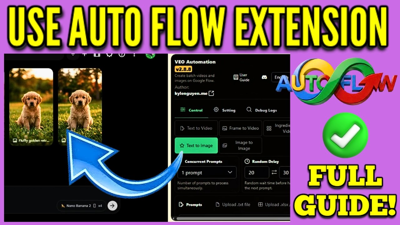 How to Use Auto Flow Extension - YouTube