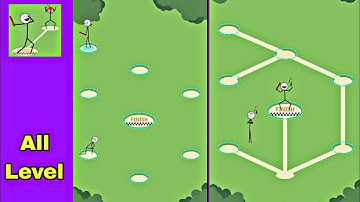 Relay Race (WEEGOON) Gameplay Walkthrough - Level 1 - 20- Funny Stickman Puzzle Game - Mind Gaming