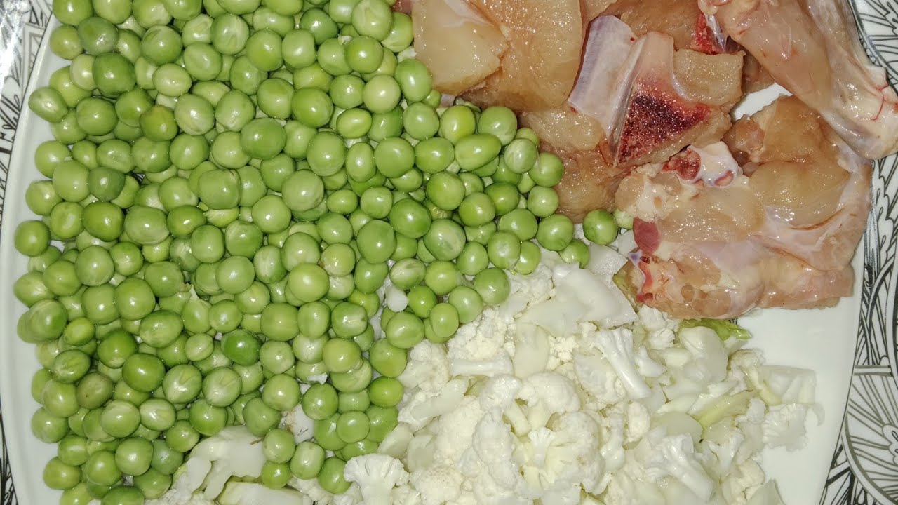 Gobhi chicken and Matar ki Recipe ll By Onyx's kitchen ll 