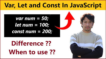 Difference between VAR LET and CONST variables In JavaScript in Hindi