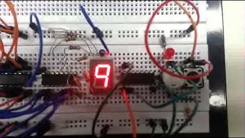 LM555 4510+4511 BCD Counter