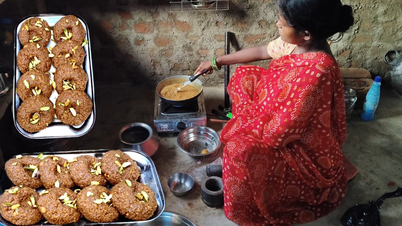 आज जया जी बनाई स्पेशल गुड की मिठाई पेड़ा |