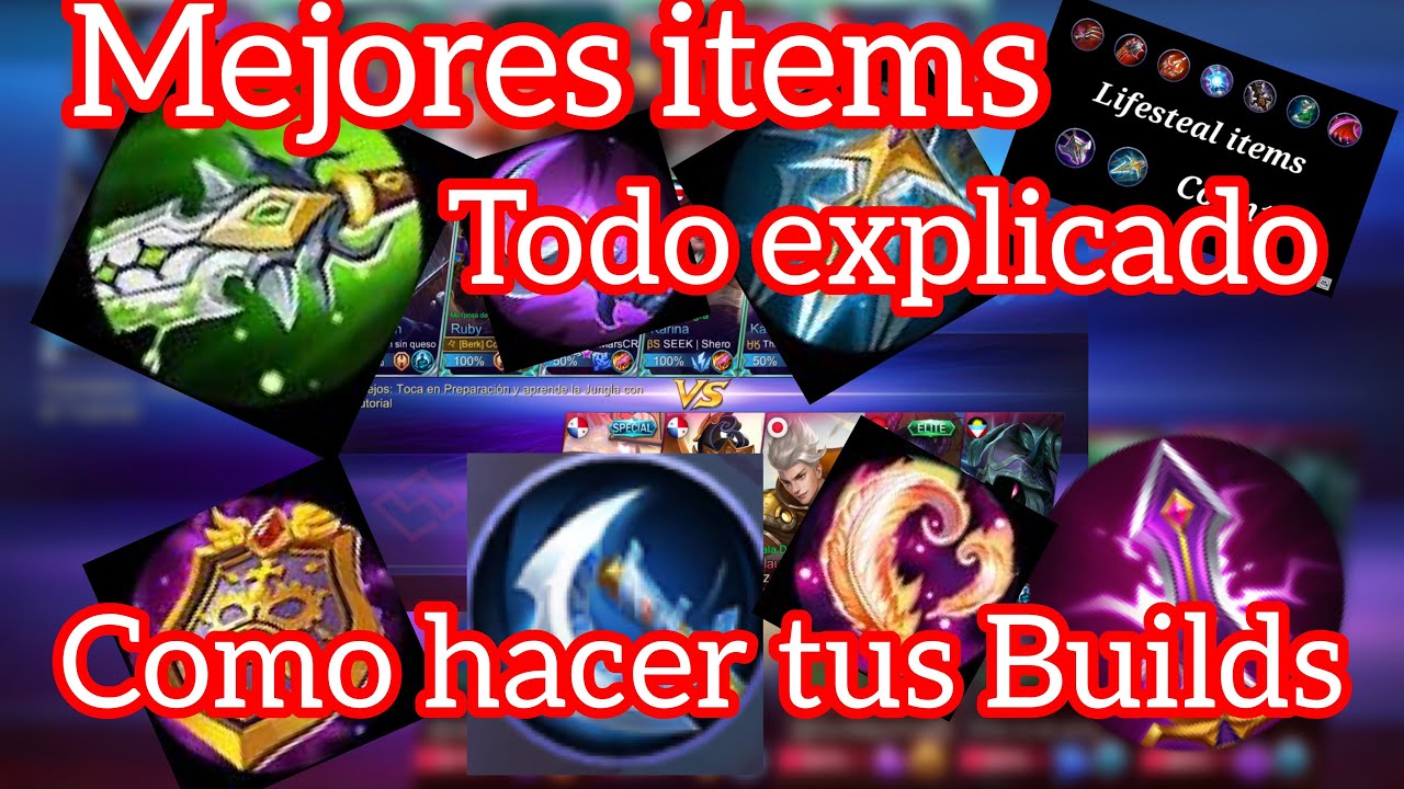 Mobile Legends Mejores items Como hacer Builds Guia de ítems
