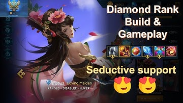 Heroes Evolved - Lotus (Loving Maiden) Diamond Rank Build and Gameplay
