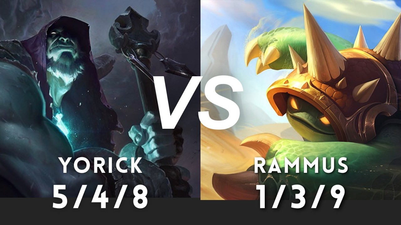 JUNGLE RENGAR TAKES OVER | Yorick VS Rammus | Patch 26.3
