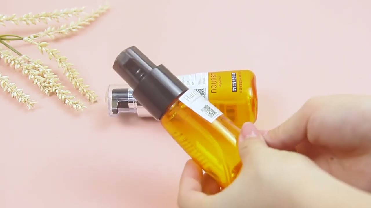 70ml Brown Hair Care essential oil bottle