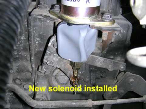 1996 Dodge Cummins fuel shut off solenoid repair - YouTube fuel filter location 1996 ford mustang 