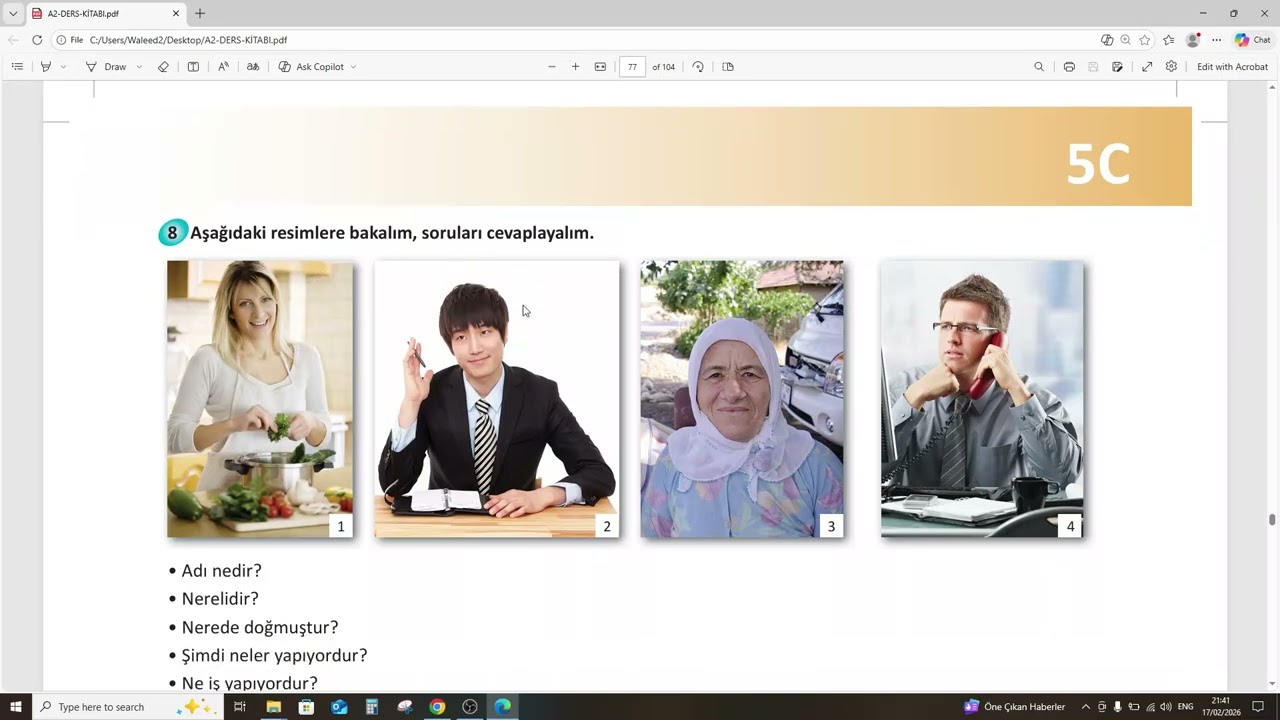 سلسلة تعلم اللغة التركية المستوى الثاني درس 35 (TÖMER A2)
