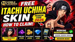 MLBB FREE Itachi Uchiha Skin 🔥 How To Claim (Redeem Code 2026) screenshot 3