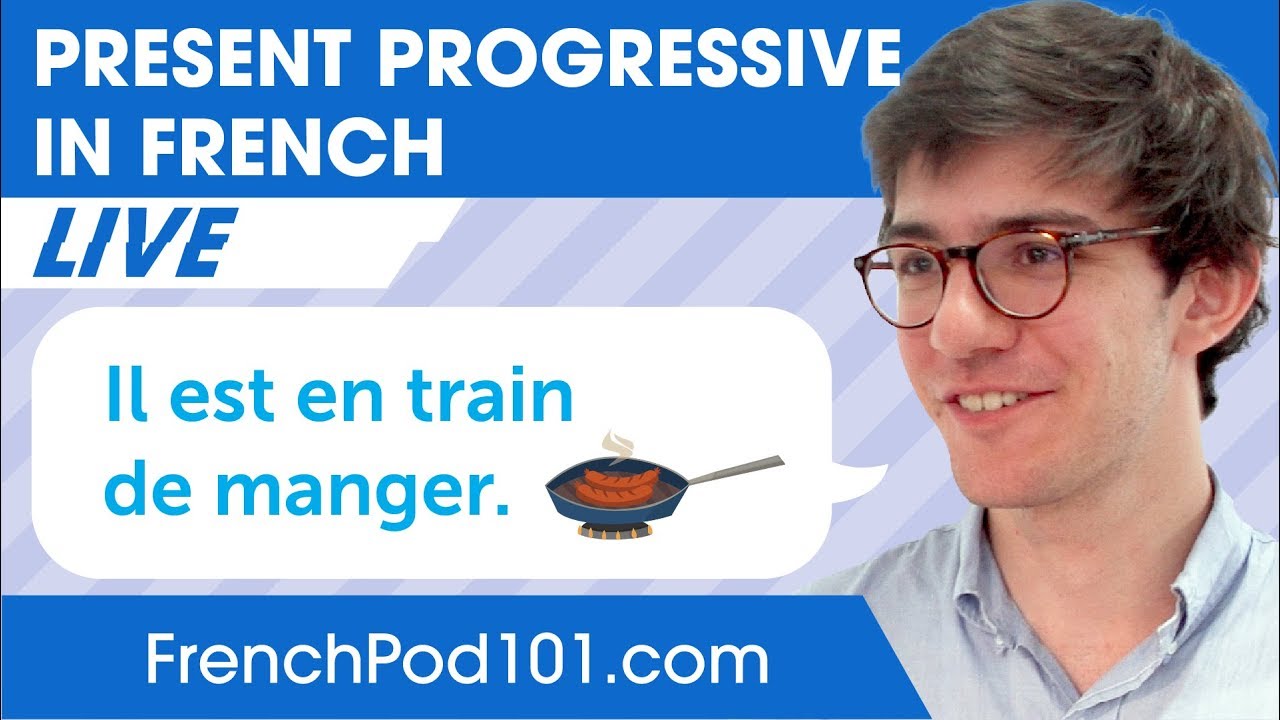 ⁣How to Use the Present Progressive in French? - Basic French Grammar