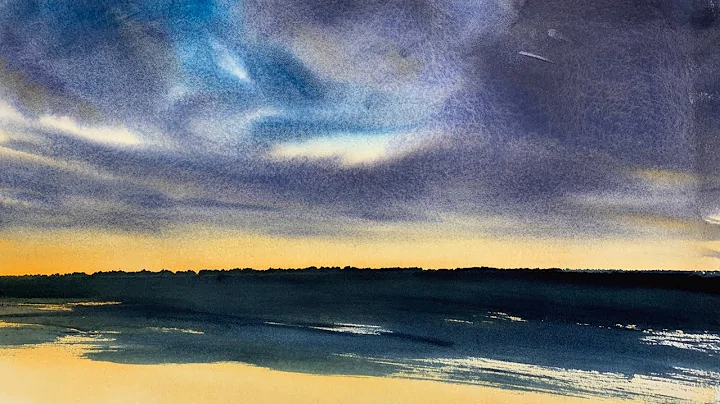 How to Paint a Watercolor Seascape