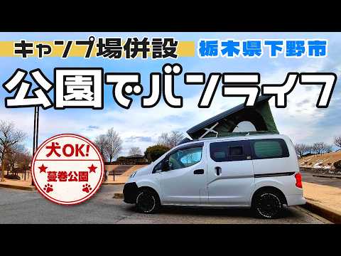 Van life in a dog-friendly park | A day of rice balls and walks at