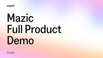 Mazic full product demo