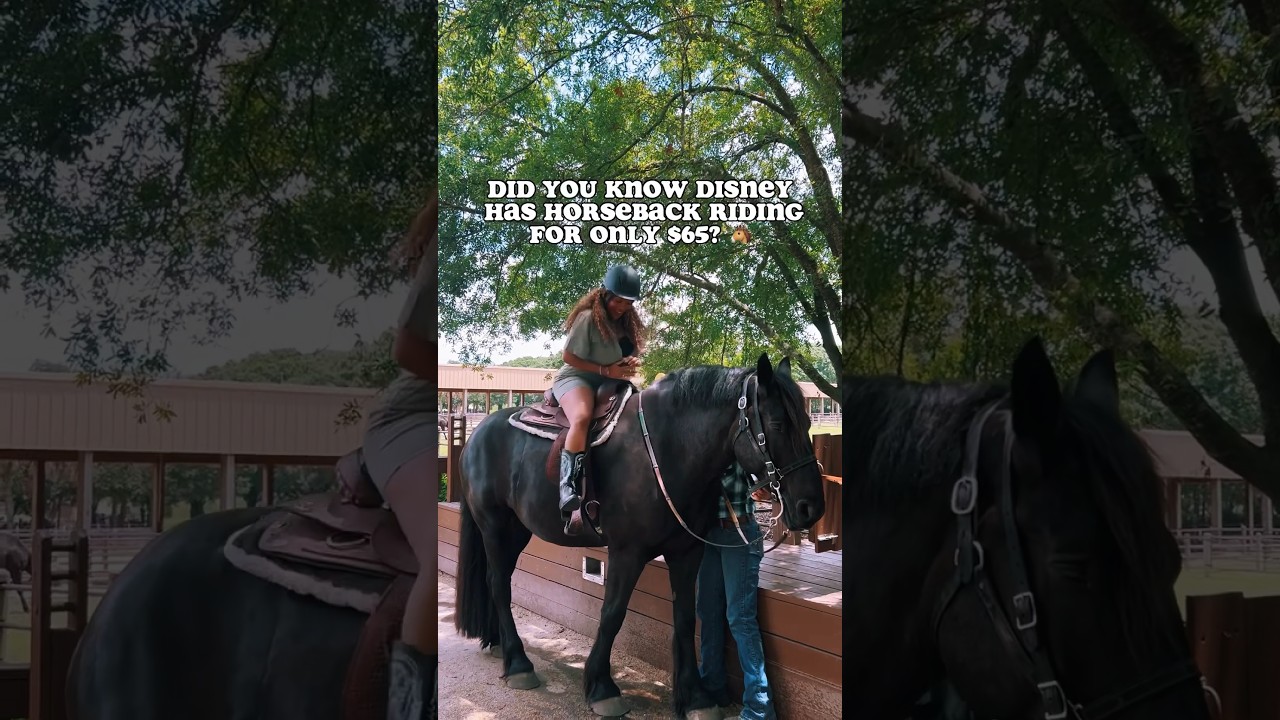 Horseback riding at Disneys Fort🏇Wilderness! 