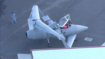 Cameraman Walt recording our test preps from the air