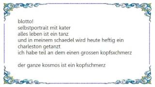 Einstürzende Neubauten - Selbstportrait Mit Kater Lyrics
