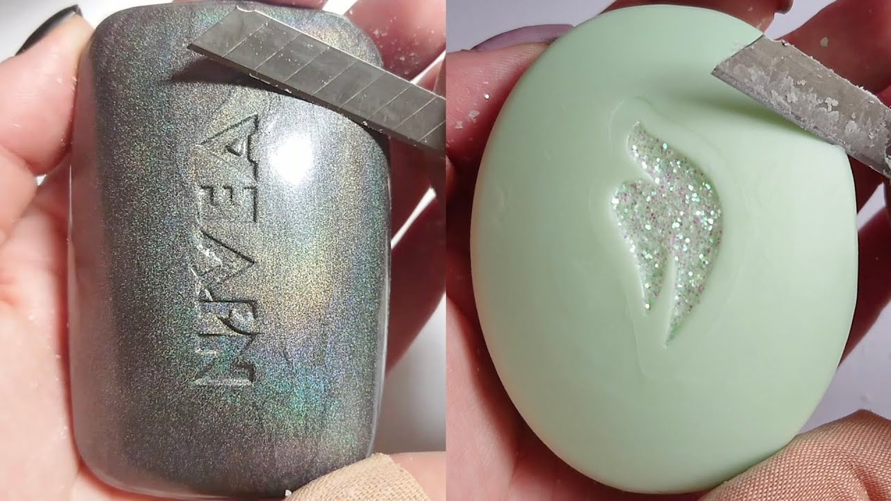 Soap Carving ASMR Relaxing Sounds no talking Satisfying ASMR Video