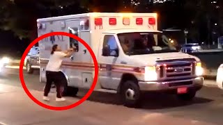 r\/Entitledparents Karen Attacked My Ambulance!