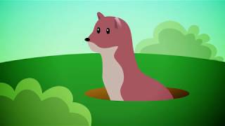 KARAOKE Pop goes the Weasel Kids Song Nursery Rhymes for Children Babies Monkey