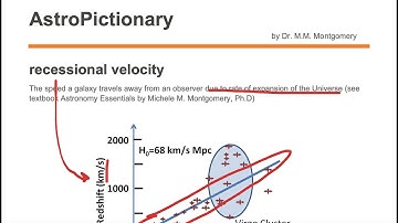 recessional velocity