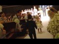 Ring Bearer helps Flower Girl