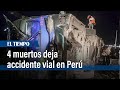 Al menos cuatro muertos y 36 heridos en choque de tren y autobús en Perú | El Tiempo