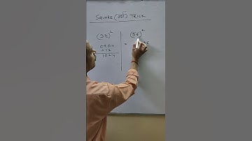 trick to find square of two digit number in 2 seconds