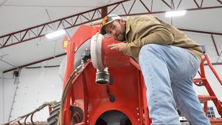 Fixing our first Harvest Breakdown in the New Shop