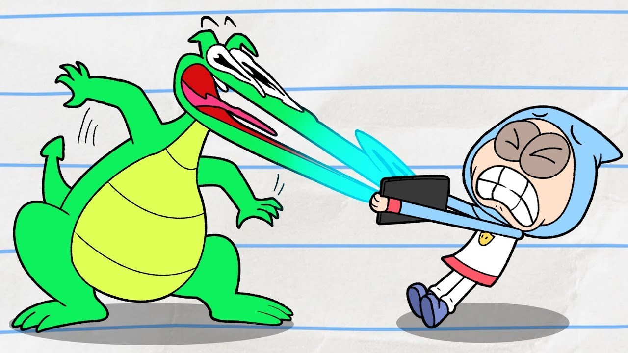 Dragon Glued To His Tablet! | New! Boy & Dragon | Cartoons for Kids | WildBrain Bananas