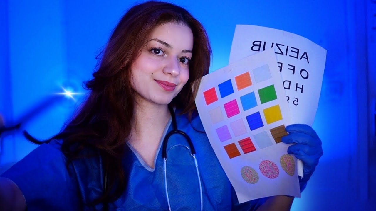 ASMR RP : Examen médical ULTIME des nerfs crâniens 🩺 (visuel, lampe, clavier,...)