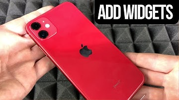 How to add Widgets to your Lock Screen iPhone 11