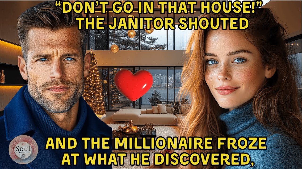 “Don’t Go In That House!” — The Janitor Shouted, and the Millionaire Froze at What He Discovered