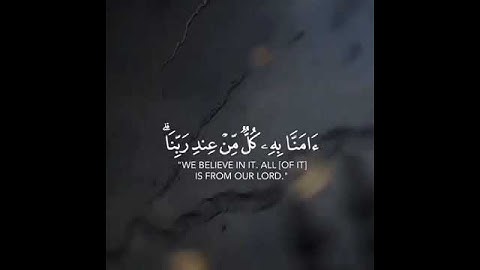 والراسخون في العلم يقولون آمنا به كل من عند ربنا | القارئ عبدالرحمن مسعد